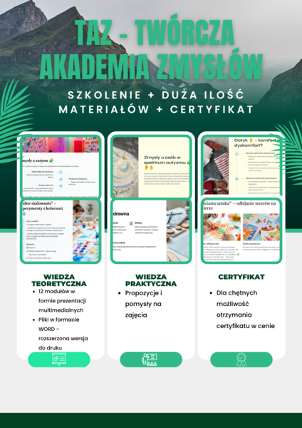 Szkolenie - TAZ - Twórcza Akademia Zmysłów