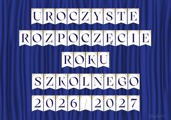 Uroczyste Rozpoczęcie Roku Szkolnego 2026/2027 - girlanda