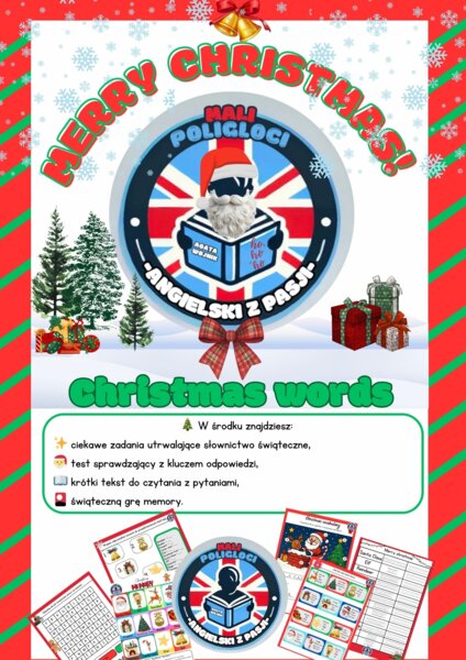 Magic Christmas - English Vocabulary Set🎄🎅