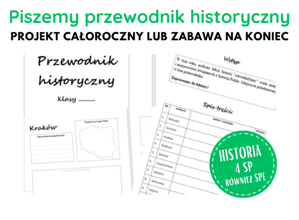 Piszemy przewodnik historyczny - klasa 4