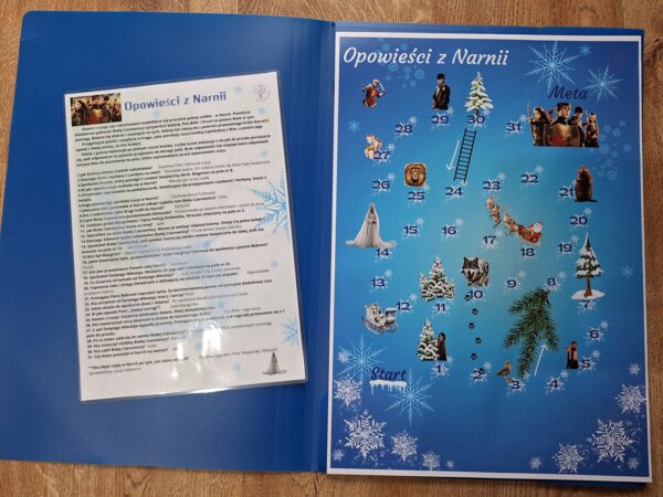 Opowieści z Narnii - gra planszowa, test z lektury, grywalizacja, język polski, klasa 5