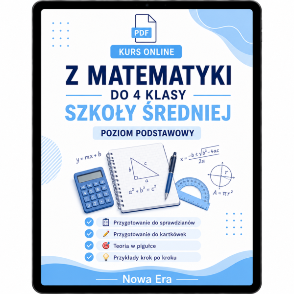 Kurs online z matematyki do 4 klasy - NE 4P