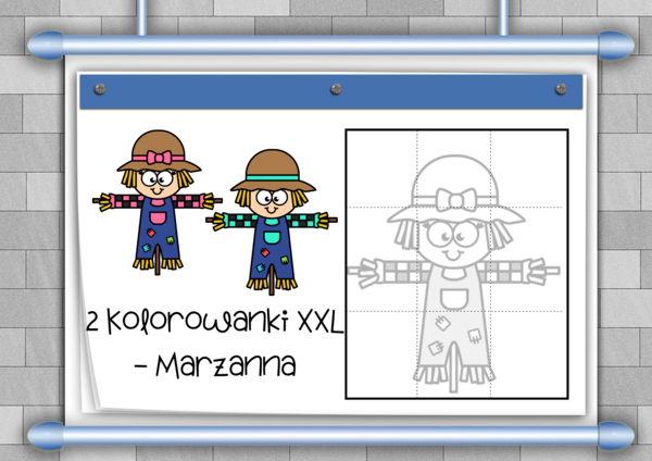 Kolorowanka Marzanna XXL