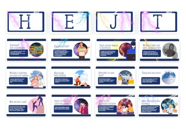 Gazetka szkolna na temat HEJTU - Jak radzić sobie z hejtem?