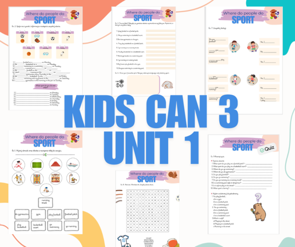 Kids can 3 unit 1 - Sport