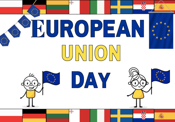 🇪🇺 Mini EU Pack – dekoracja na Dzień UE 33 strony A4 – pełen zestaw do druku i kreatywnej aranżacji Twojej gazetki