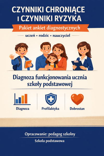 Czynniki ryzyka i czynniki chroniące z interpretacją i działaniami po diagnozie