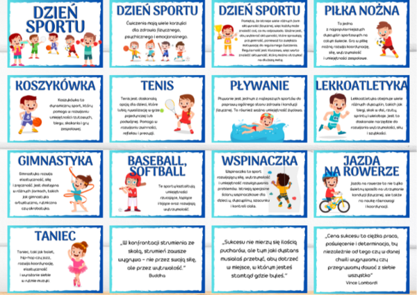 Dzień Sportu - gazetka