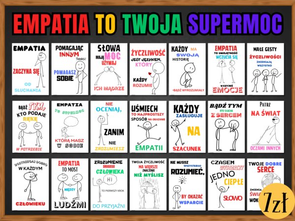 EMPATIA TO TWOJA SUPERMOC - zestaw materiałów edukacyjnych, gazetka oraz scenariusz