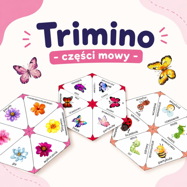 Trimino - części mowy