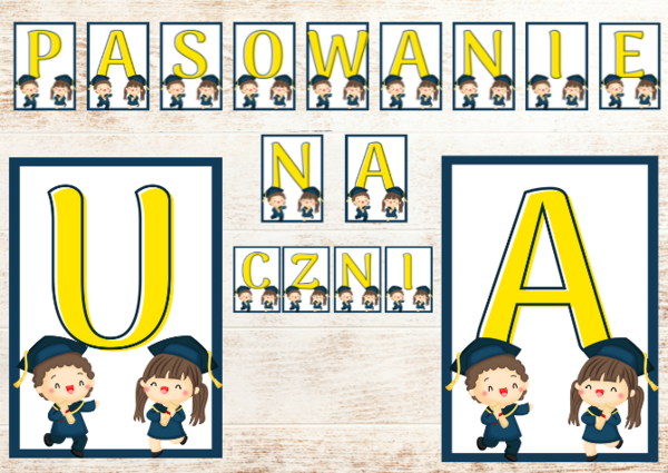 Girlanda - Pasowanie na ucznia