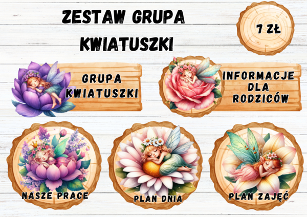 ZESTAW GRUPOWY GRUPA KWIATUSZKI