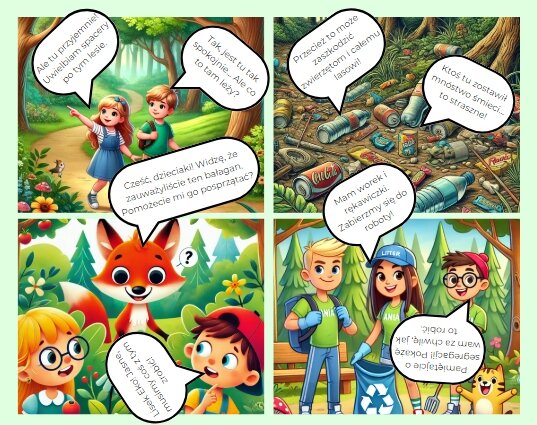Komiks edukacyjny o ekologii