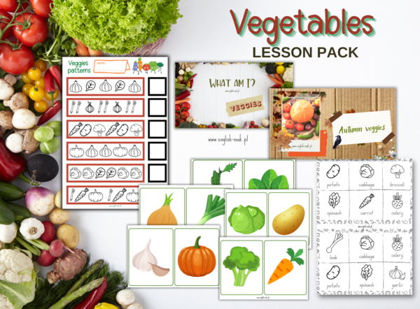 Vegetables CLIL warzywa lesson pack