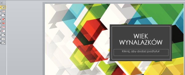 Wiek wynalazków - prezentacja