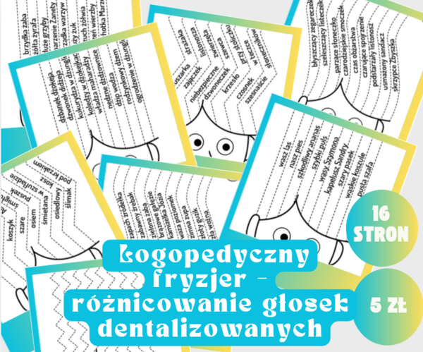 Logopedia - Logopedyczny fryzjer – różnicowanie głosek dentalizowanych
