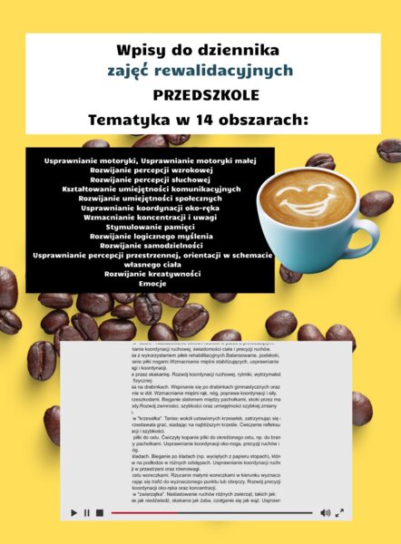 Wpisy do dziennika zajęć rewalidacyjnych. Rewalidacja. Przedszkole