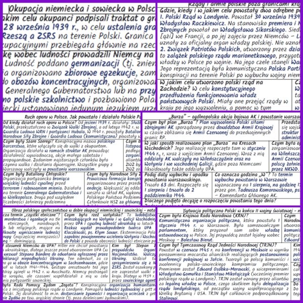 Polska i Polacy w dobie II wojny światowej – komplet NOTATEK