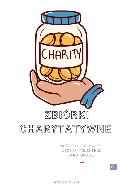 Zbiórki charytatywne - gotowa lekcja JPJO, poziom C1