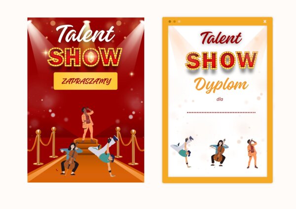 Talent Show, Mam talent, Plakat XXL + dyplom