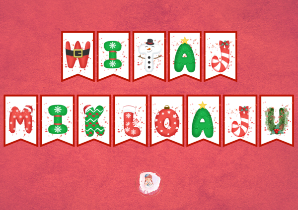 ❄️ 🎄GIRLANDA WITAJ MIKOŁAJU