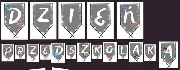 Napis na dzień przedszkolaka