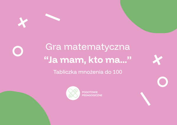 Ja mam, kto ma- tabliczka mnożenia do 100.