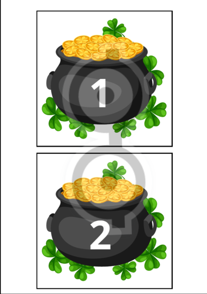 Saint Patricks Day - pots of gold