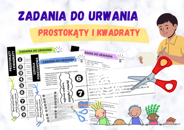 Zadania do urwania – prostokąty i kwadraty