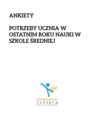 diagnoza potrzeb maturzysty w ostatnim roku nauki - ankieta