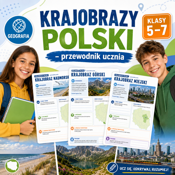 Krajobrazy Polski — przewodnik ucznia