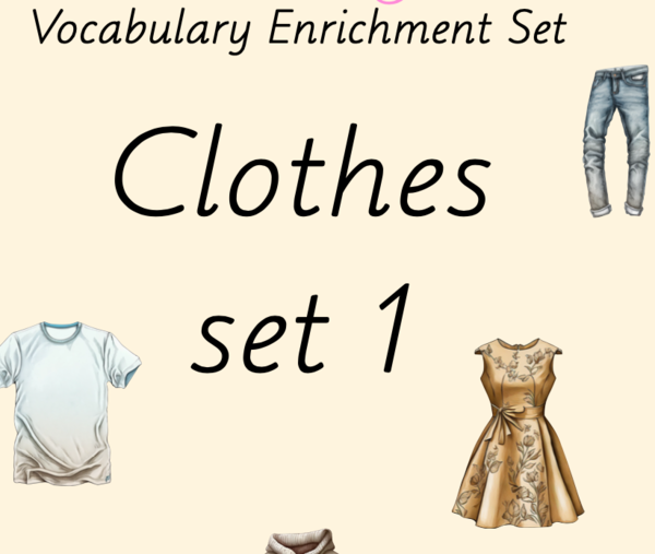 Zestaw kart obrazkowych: CLOTHES SET 1