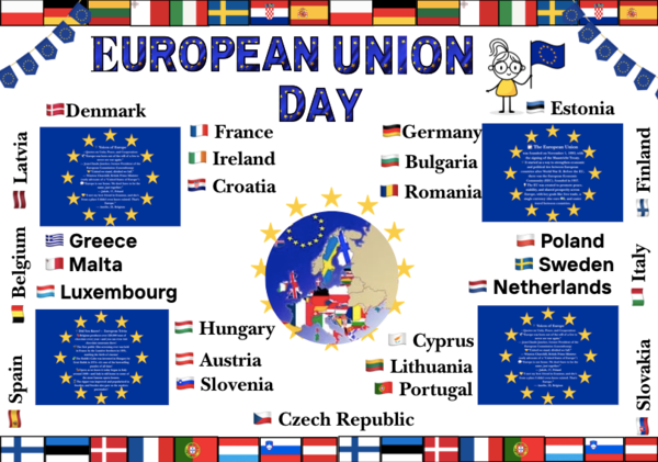 🇪🇺 Gazetka Maxi na European Union Day – 99 stron inspirujących dekoracji, ciekawostek o UE i pełna lista państw członkowskich z flagami