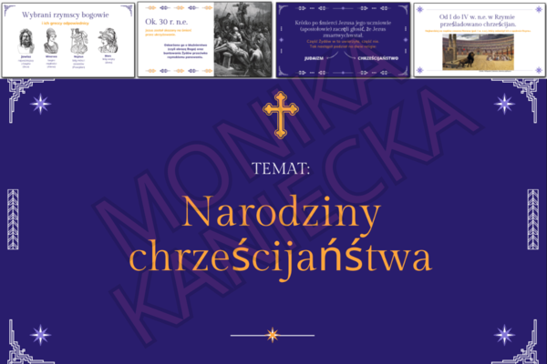 Narodziny chrześcijaństwa - prezentacja historia klasa 5
