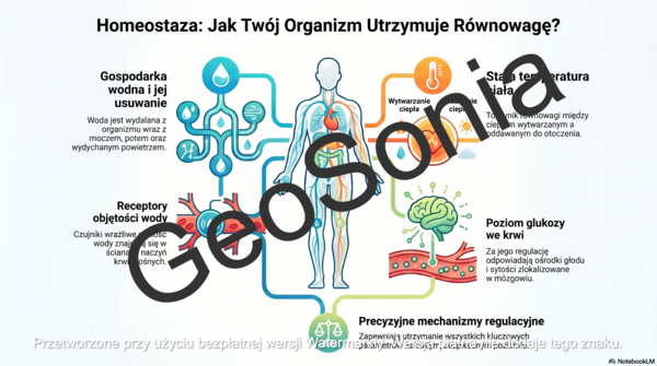 Choroba - zaburzenie homeostazy biologia klasa 7 sketchnotka