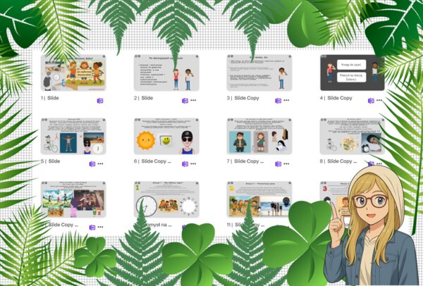 Prezentacja multimedialna w genial.ly „Jak zaplanować aktywną dobę?”. Edukacja zdrowotna. Klasa 7. Dział „Nasze zdrowie”.