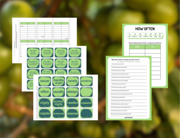 PRESENT SIMPLE 11 - przysłówki częstotliwości