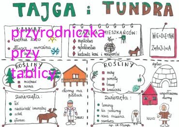 Tajga i tundra (3 karty pracy)