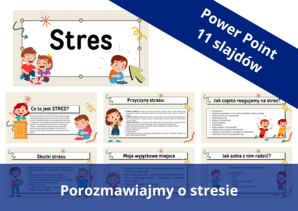 Stres - prezentacja + gazetka
