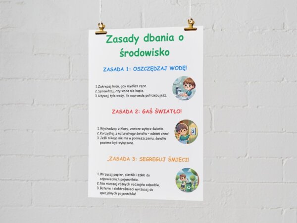 Zasady dbania o środowisko. Proste zasady. Wskazówki
