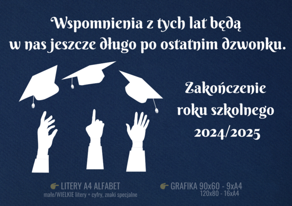 ZAKOŃCZENIE ROKU SZKOLNEGO - DEKORACJA XXL - WSPOMNIENIA TYCH DNI...