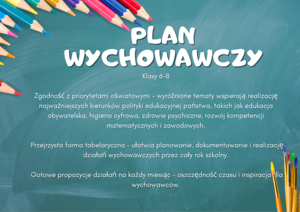 Plan pracy wychowawczej w oparciu o podstawowe kierunki realizacji polityki oświatowej państwa w roku szkolnym 2025/2026