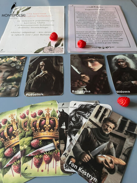 Zbrodnia Balladyny - gra karciana na motywach gry Mafia