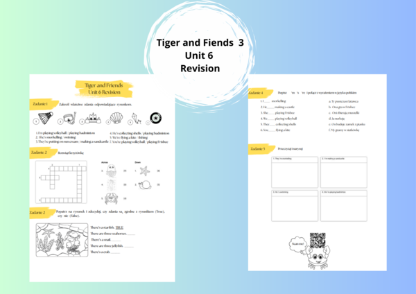 Tiger and Friends 3 Unit 6 Revision