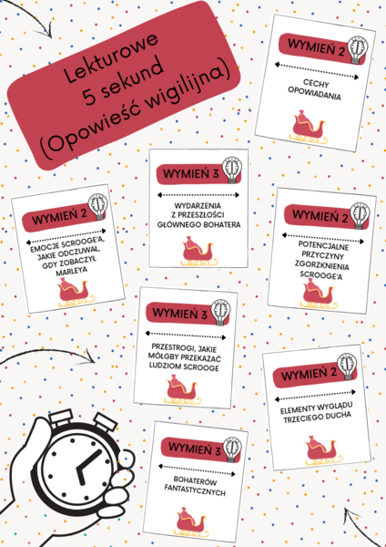 Lekturowe 5 sekund - OPOWIEŚĆ WIGILIJNA