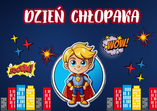 👱‍♂️ DZIEŃ CHŁOPAKA - DEKORACJA 👱‍♂️✨