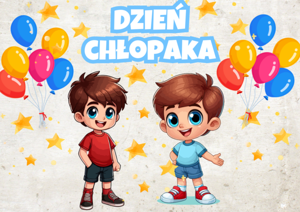 DZIEŃ CHŁOPAKA DEKORACJA CHŁOPCY