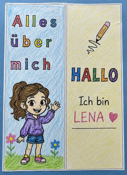 Lapbook Alles über mich pdf