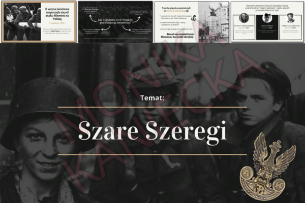 Szare Szeregi - prezentacja historia klasa 4