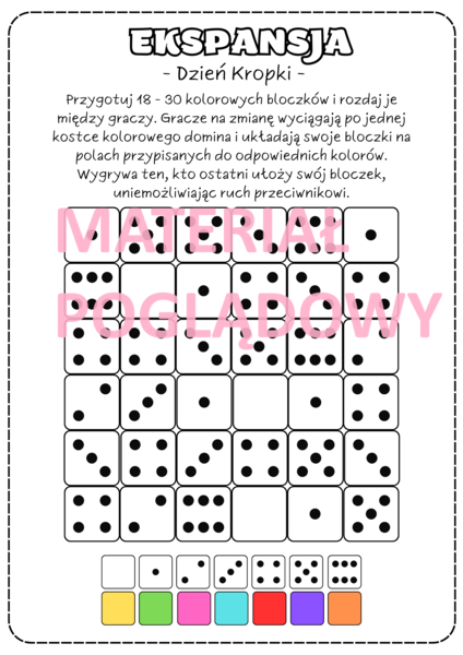 Ekspansja - gra logiczna. Dzień Kropki. Kodowanie